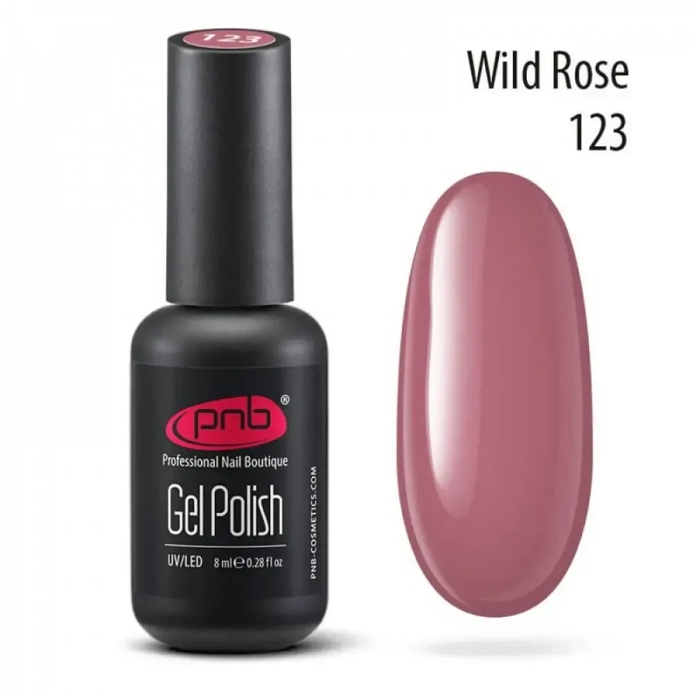 UV/LED Gel Polish Nagellack PNB 123 "Wild Rose " 8ml