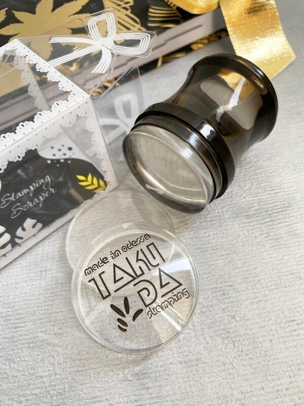 Stempel Taki Da ERGO aus schwarzem Kunststoff