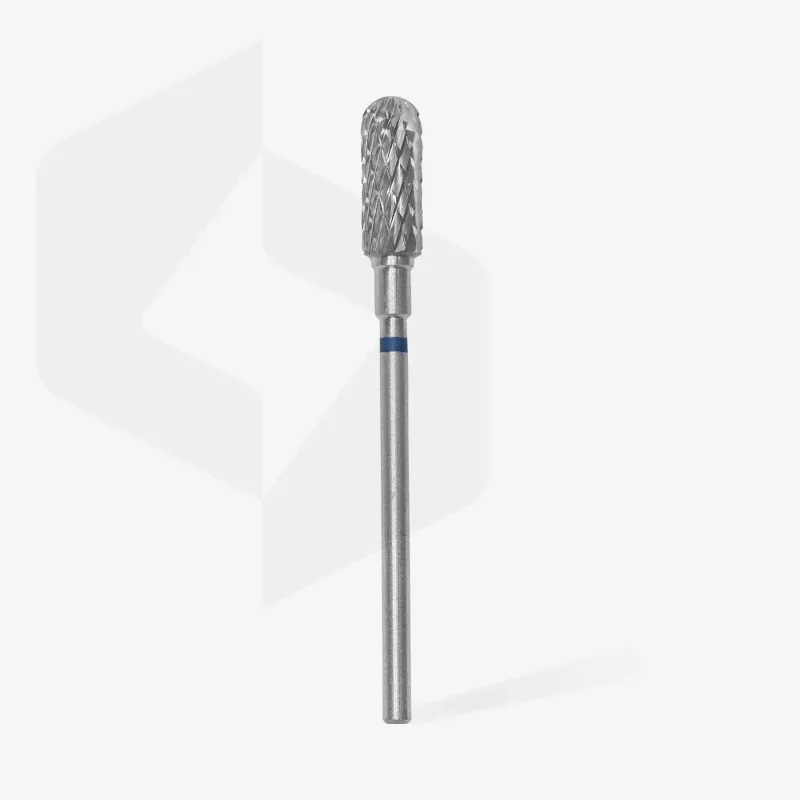 STALEKS PRO EXPERT CARBIDE NAIL DRILL BIT ROUNDED CYLINDER BLUE HEAD DIAMETER 5 MM WORKING PART 13 MM FT30B050/13