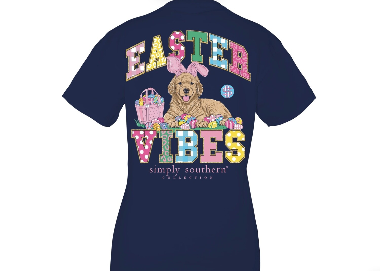 Simply Southern Short Sleeve Easter Vibes Midnight+