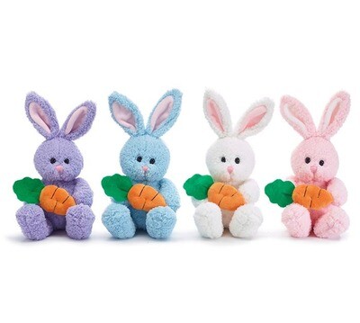 Easter Bunny Plush w/Carrot+