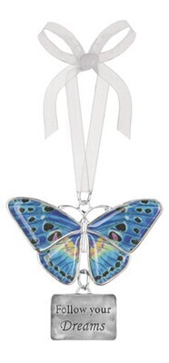 Blissful Journey Butterfly Ornament AMZ+