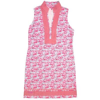 Simply Southern Tunic Dress Flamingo+