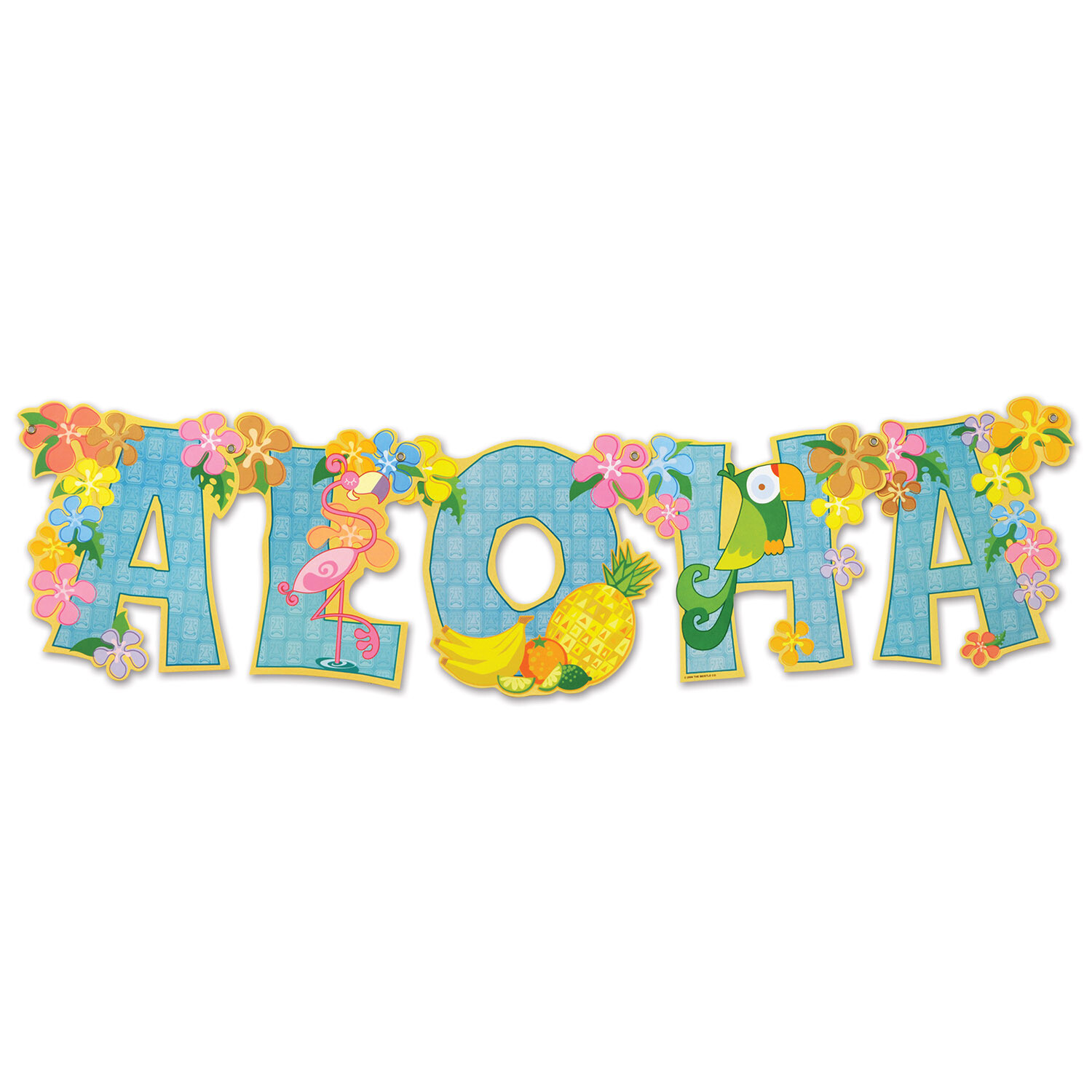 Aloha Jointed Banner 8&quot;x 33&quot; AMZ+