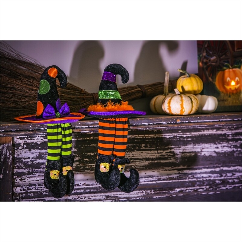 Halloween Witch Shelf Sitters+