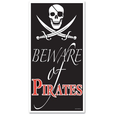 Beware of Pirates Door Cover+