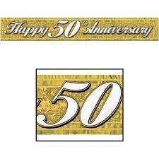 GOLD ANNIVERSARY BANNER+