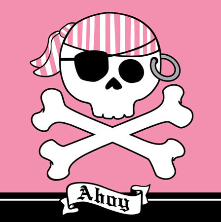 Pirate Party Pink Lunch Napkins 16ct+
