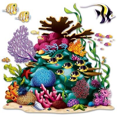 Coral Reef  Back Drop 5ft