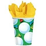 Tee Time Golf 9oz Cups 8ct+