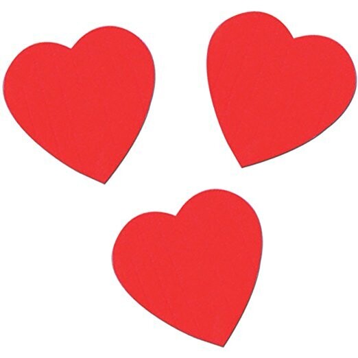 Tissue Hearts 5 Inch 25pk AMZ+