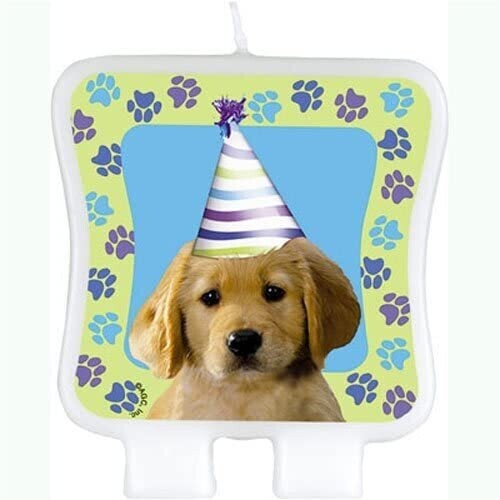 Party Pups Candle 1ct AMZ+