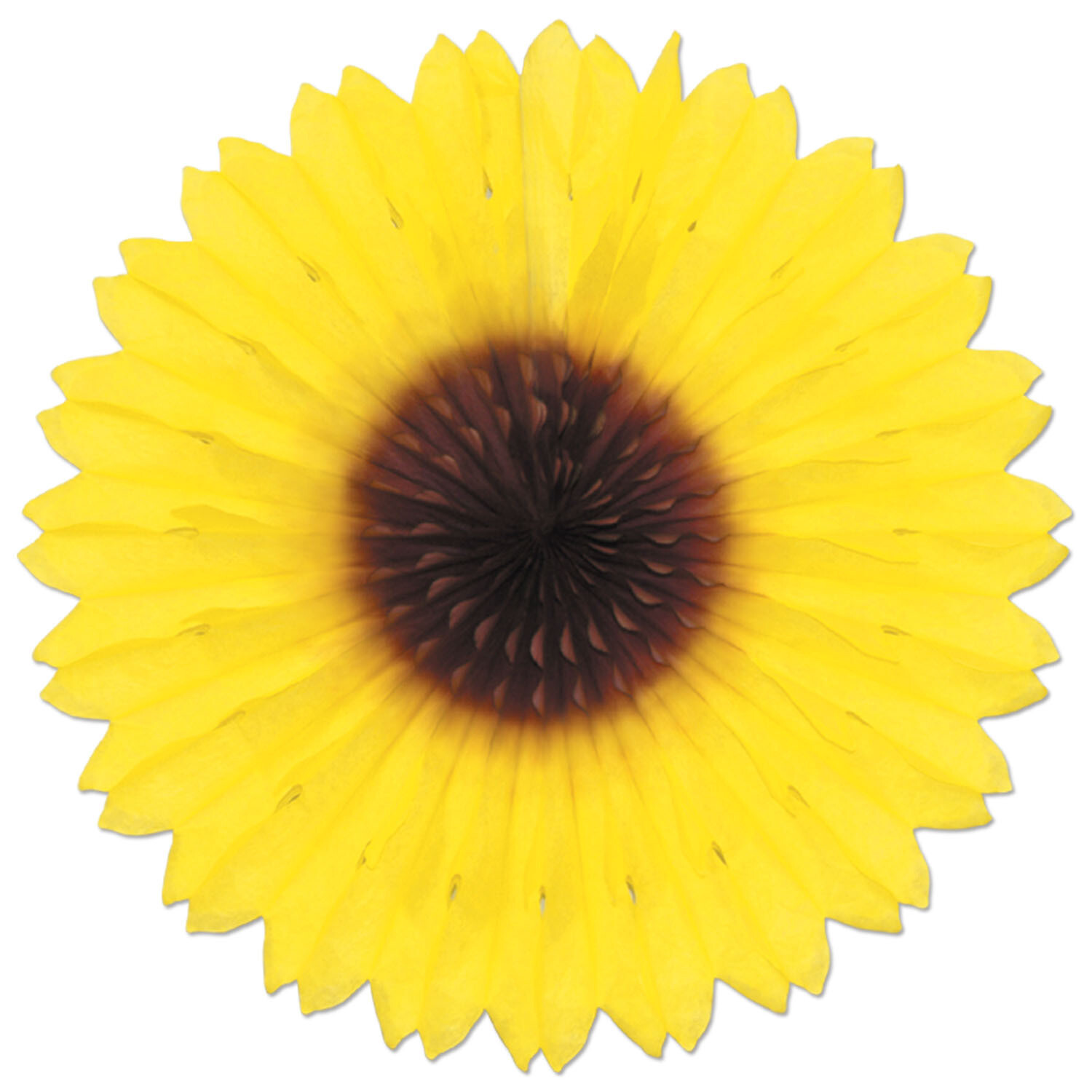 Sunflower 18&quot; Fan Deoration AMZ+