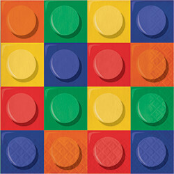 Block Party Lunch Napkins 16ct AMZ+