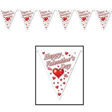 Valentine&#39;s Day Flag Banner AMZ+