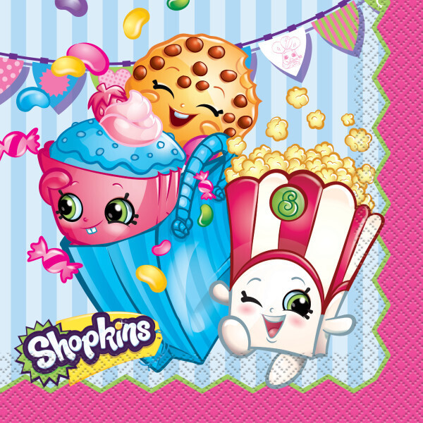 Shopkins Lunch Napkins 16ct+