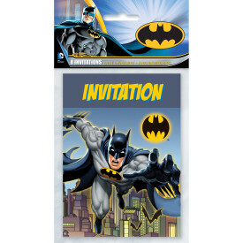 Batman Invitations 8ct AMZ+