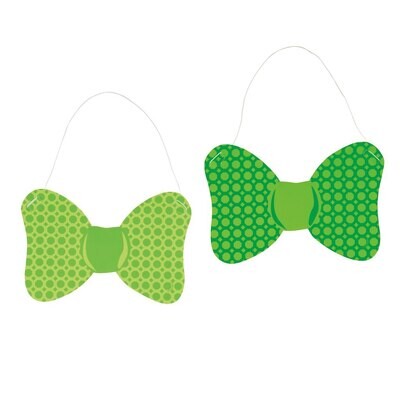 St. Patrick&#39;s Day Paper Bow Ties 6ct+