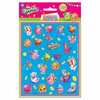 Shopkins Sticker Sheets 4ct+