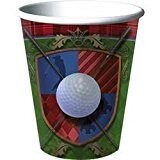 Tee Time Golf 9 oz Cups+