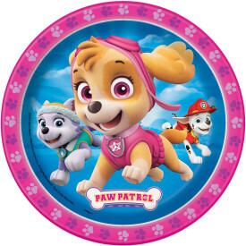 Paw Patrol Girl 7&quot; Dessert Plates 8ct+