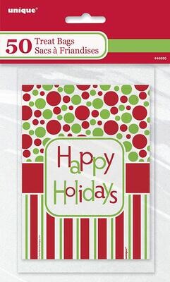 Happy Holidays Small Treat Bags AMZ+