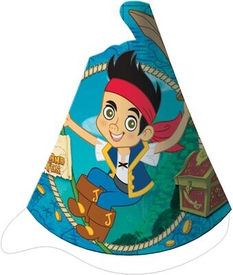Jake and the Neverland Pirates Cone Hats 8ct+