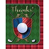 Tee Time Golf Thank You Notes 8ct+