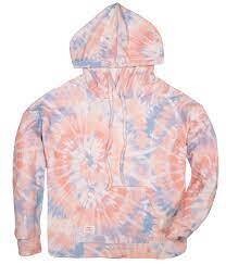 Simply Southern Tie Dye Hoodie Swirl Purple+