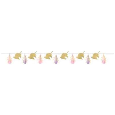 Unicorn Sparkle Tassel Banner+