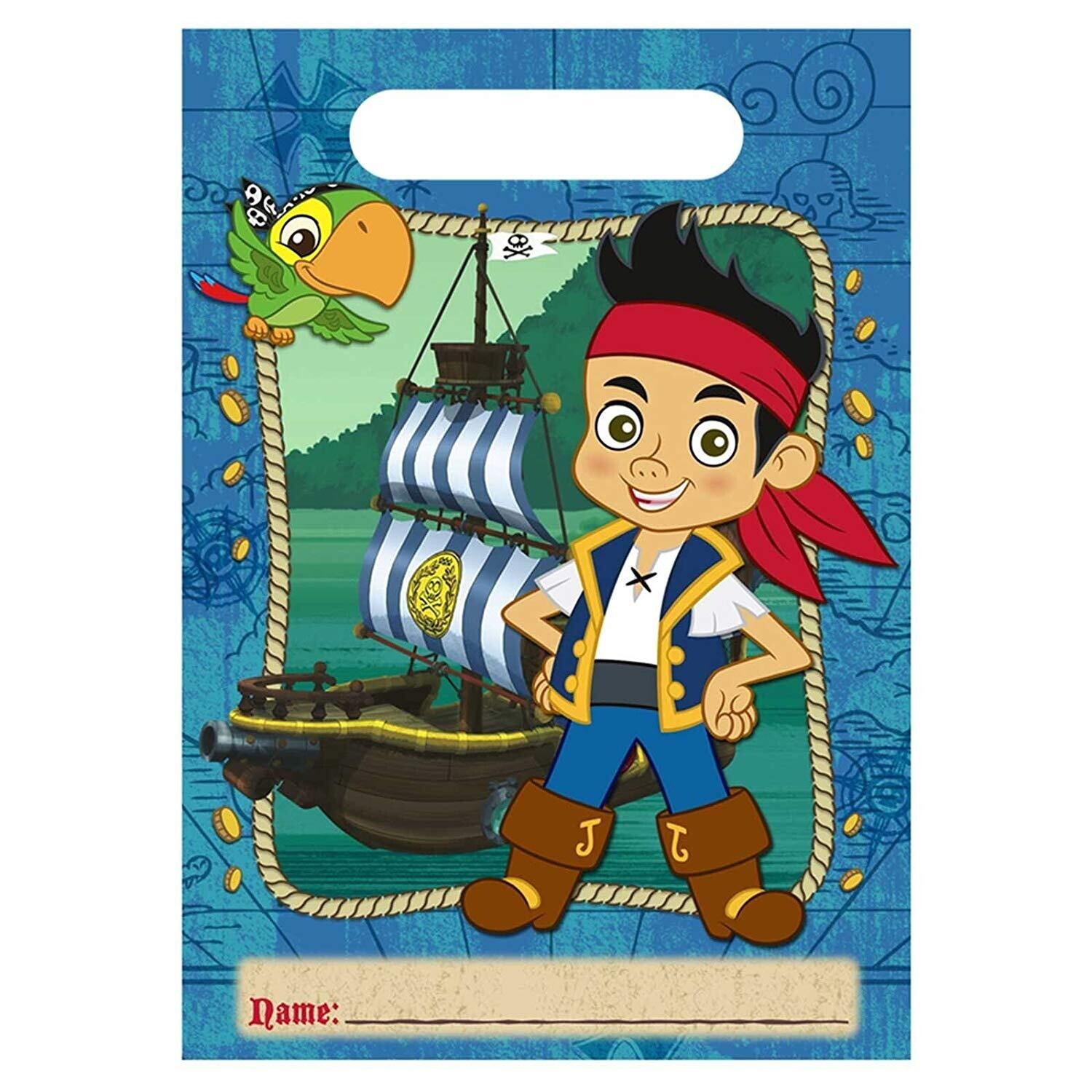 Jake and the Neverland Pirates Loot Bags 8ct+
