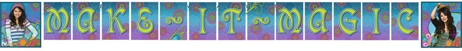 Wizards of Waverly Place Banner 7.6ft+