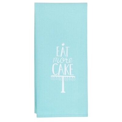 Eat More Cake Tea Towel+
