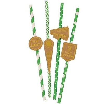 Game Day Paper Straws 20ct AMZ+