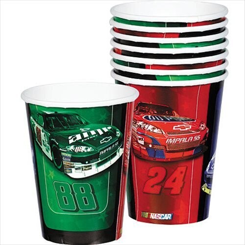 Nascar 9oz Cups 8ct AMZ+
