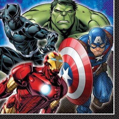 Marvel Avengers Lunch Napkins 16ct AMZ+
