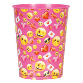Valentine Emoji 16oz Plastic Cup 1ct+