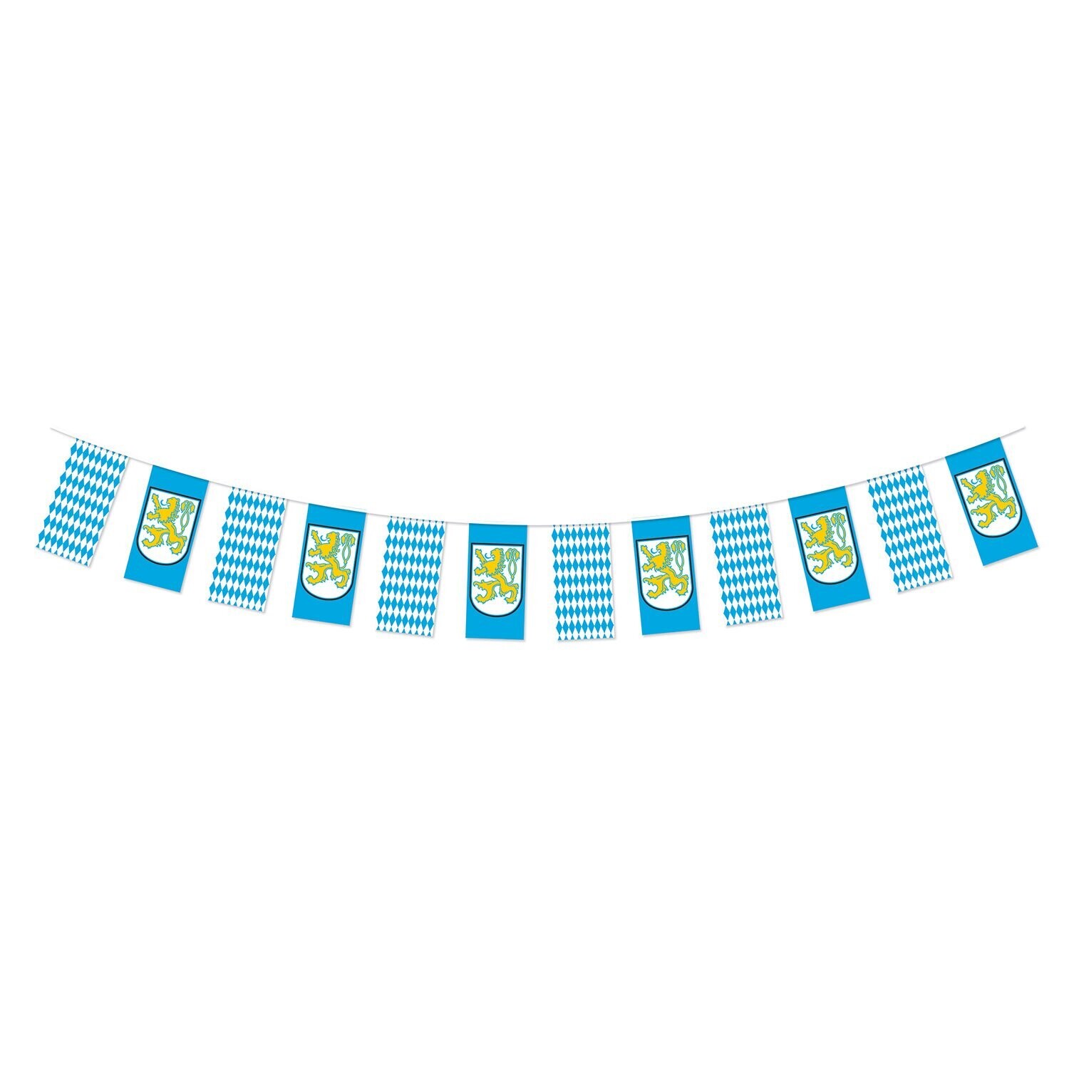 Oktoberfest 12ft Plastic Pennant Banner AMZ+