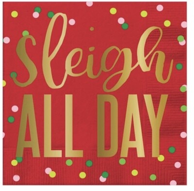 Sleigh All Day Beverage Napkin+
