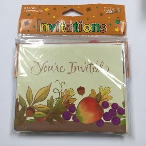 Shades of Autumn Invitations+