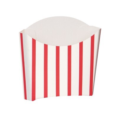 Red White French Fry Snack Containers 8ct AMZ+