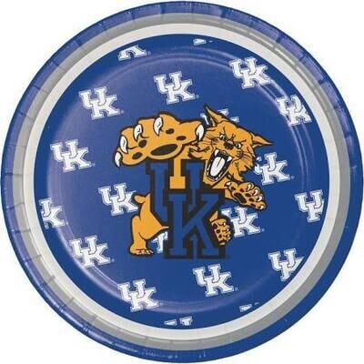 University of Kentucky Wildcats 7&quot; Plates 8ct AMZ+