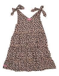 Simply Southern Gather Dress Leopard+