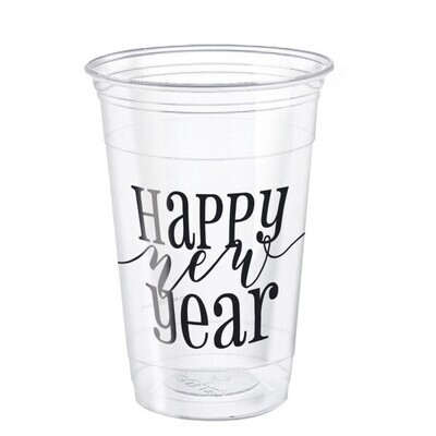 New Years 16oz Plastic Cup 8ct+