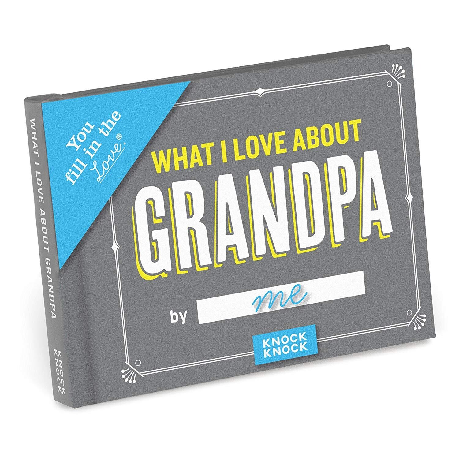 What I Love About Grandpa Fill in Book AMZ+