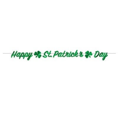 Happy St. Patrick's Day Streamer Banner+(AMZ)