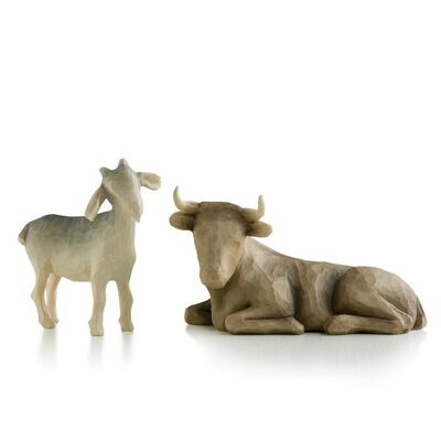 Willow Tree Ox and Goat+
