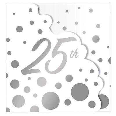 Glitz 25th Anniversary Invitations+