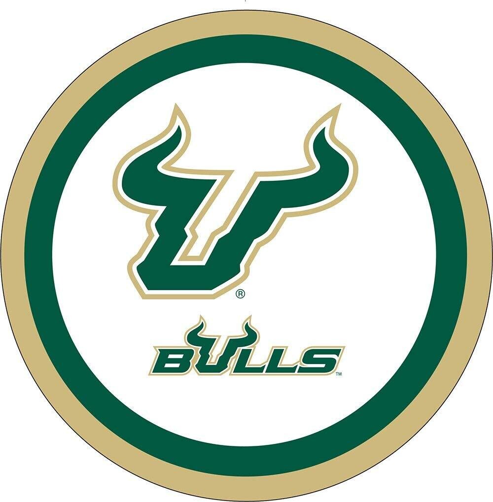 USF Bulls 9&quot; Dinner Plates 10ct AMZ+