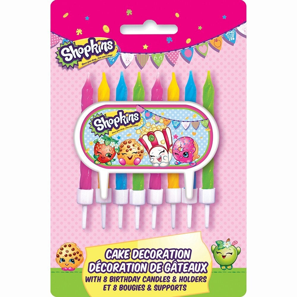 Shopkins Cake Decoration &amp; Candles+